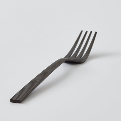 Better Homes & Gardens River Stainless Steel Flatware Set, Black Finish, 20-Piece